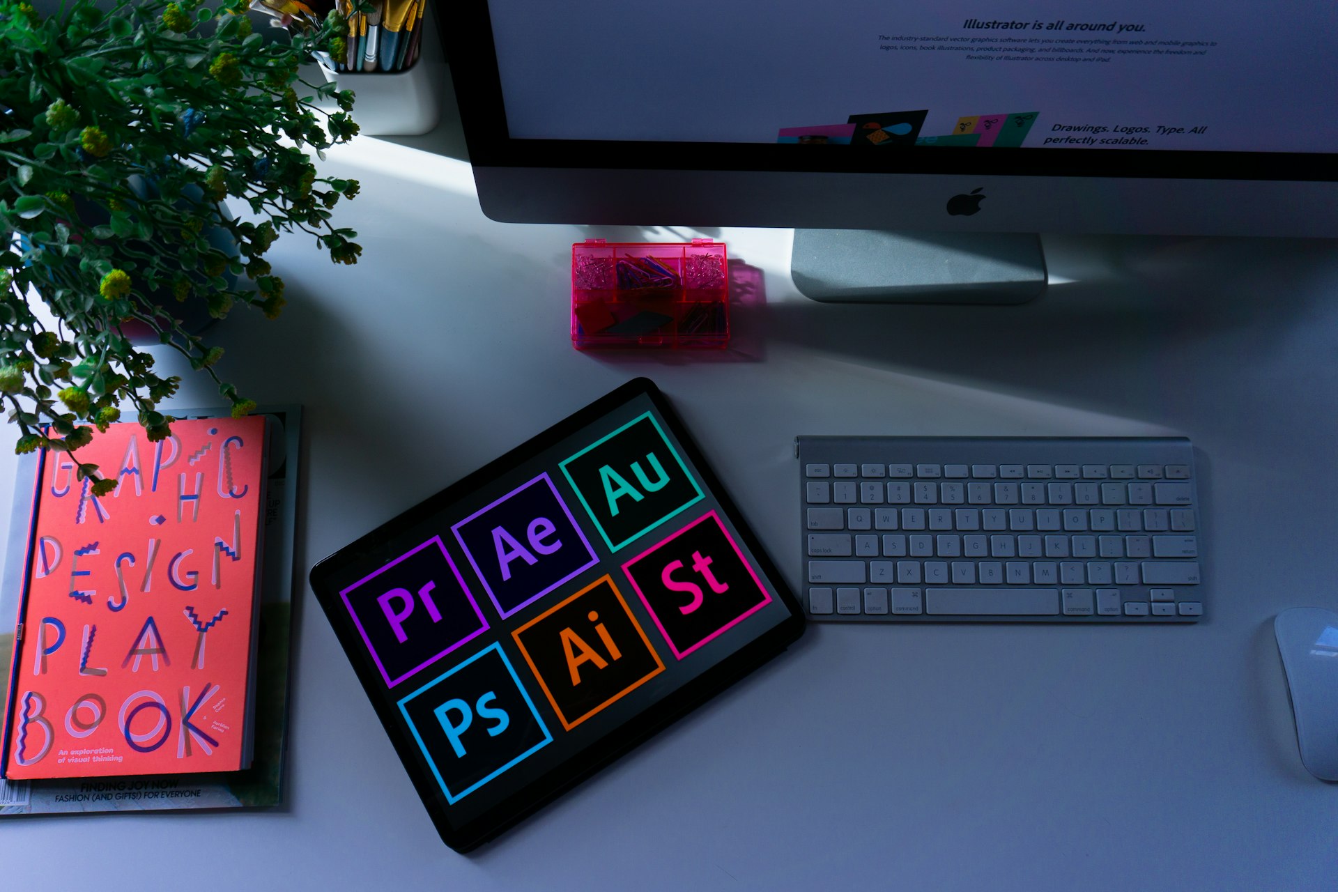 AI image generation tools creating marketing visuals and product photos for small business teams